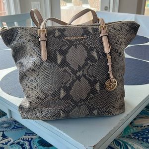 Michael Kors Snakeskin Shoulder Bag